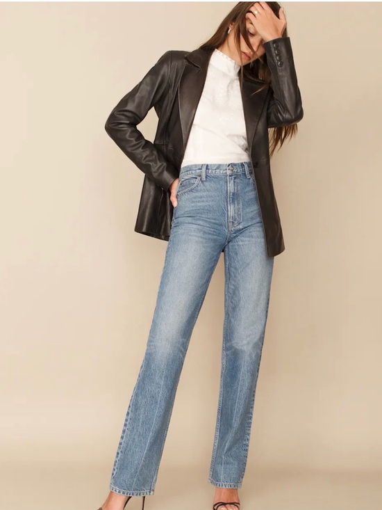 Reformation Denim - Reformation Zoe High Rise Loose Jeans size 24
